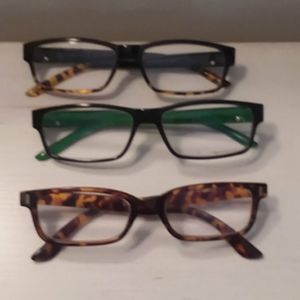 3 Pair of +2.00 Readers